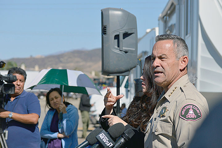 Riverside County Sheriff Chad Bianco